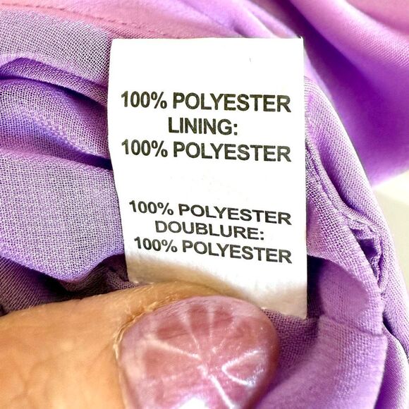 NWT Ramy Brook "Albert" satin cropped top in Mauma (lavender) color  Size S - Picture 5 of 5